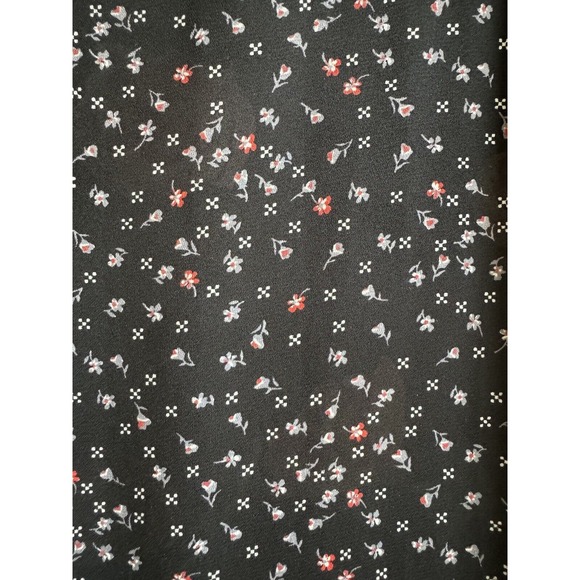 Vtg 90’s Reversible Floral Print Black Sleeveless‎ Summer Dress Women’s Size M/L - Picture 6 of 8